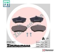ZIMMERMANN 20168.160.1 Brake pad set