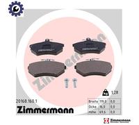ZIMMERMANN 20168.160.1 Brake pad set