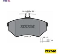 BRAKE PAD SET DISC BRAKE 2016801 FOR VW SANTANA GOLF/III/Mk SCIROCCO QUANTUM