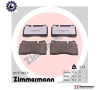 BRAKE PAD SET DISC BRAKE 20217.965.1 FOR LAND ROVER RANGE/SPORT/SUV/III/Mk 2.7L