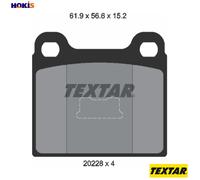 TEXTAR 2022803 Brake pad set