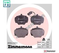 ZIMMERMANN 20344.145.1 Brake pad set
