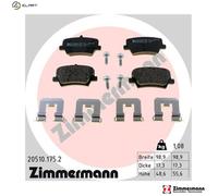 ZIMMERMANN 20510.175.2 Brake pad set