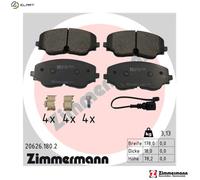 BRAKE PAD SET DISC BRAKE 20626.180.2 FOR VW GOLF/VIII ARTEON/SHOOTING TIGUAN