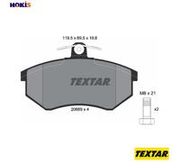Textar Car Brake Pad Front Caliper Screws For Audi 2066921