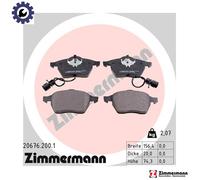 ZIMMERMANN 20676.200.1 Brake pad set