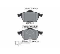 BRAKE PAD SET, DISC BRAKE 2067602