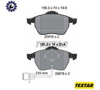 BRAKE PAD SET DISC BRAKE 2067602 FOR AUDI 100 A6/S6 500 ADW/ACE/AAD 2.0L 4cyl A6