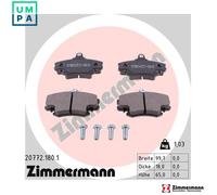 ZIMMERMANN 20772.180.1 Brake pad set