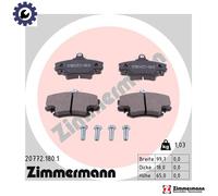 ZIMMERMANN 20772.180.1 Brake pad set