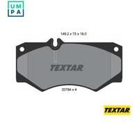 For Mercedes VW Genuine OE Textar Brake Pads Full Set Of 4 Front / Rear 2078401
