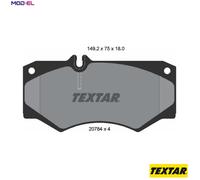 For Mercedes VW Genuine OE Textar Brake Pads Full Set Of 4 Front / Rear 2078401