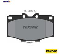 BRAKE PAD SET DISC BRAKE 2085201 FOR TOYOTA BANDEIRANTE/SUV/Pickup 4/RUNNER 2.0L