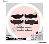 ZIMMERMANN 20887.150.1 Brake pad set