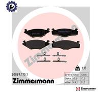 BRAKE PAD SET DISC BRAKE 20887.170.1 FOR VW POLO/CLASSIC/Van/Hatchback SEAT