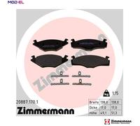 BRAKE PAD SET DISC BRAKE 20887.170.1 FOR VW POLO/CLASSIC/Van/Hatchback SEAT