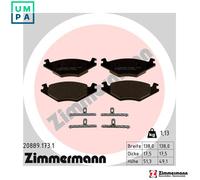 ZIMMERMANN Brake Pad Set 20889.173.1