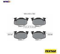 Brake Pads Set Front Textar 2090506 1617247780 1611457980 7701201542 245050