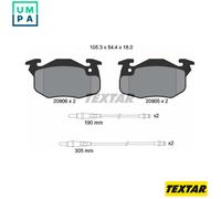 Brake Pads Set 2090603 Front Textar 425091 425092 425102 425120 425127 425165