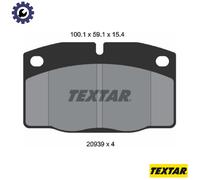 BRAKE PAD SET DISC BRAKE 2093903 FOR VAUXHALL NOVA/Hatchback CARLTON/Mk/III 1.0L