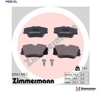 ZIMMERMANN 20941.190.1 Brake pad set