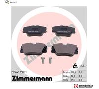 ZIMMERMANN 20941.190.1 Brake pad set