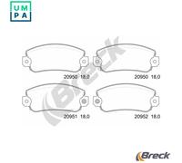 BRAKE PAD SET DISC BRAKE 20950 00 702 10 FOR FIAT TEMPRA/SW/S.W. UNO PUNTO 1.7L