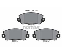 BRAKE PAD SET, DISC BRAKE 2095006