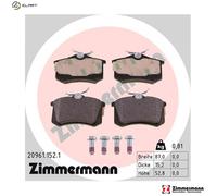 BRAKE PAD SET DISC BRAKE 20961.152.1 FOR VW CABRIO/III GOLF/Mk/Cabriolet 2.0L