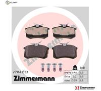 BRAKE PAD SET DISC BRAKE 20961.152.1 FOR VW CABRIO/III GOLF/Mk/Cabriolet 2.0L