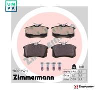 BRAKE PAD SET DISC BRAKE 20961.152.1 FOR VW CABRIO/III GOLF/Mk/Cabriolet 2.0L