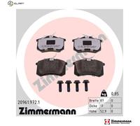 BRAKE PAD SET DISC BRAKE 20961.972.1 FOR AUDI AKG/ABZ 4.2L 8cyl A8