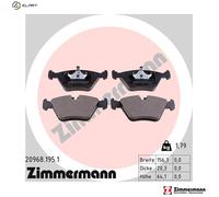 BRAKE PAD SET DISC BRAKE 20968.195.1 FOR BMW 3/Z/E6/Roadster/E4/Convertible/7