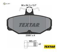 BRAKE PAD SET DISC BRAKE 2098101 FOR WESTFIELD TVR CHIMAERA GRIFFITH AC