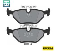 Textar Rear Brake Pads 2099501 - Fits BMW 3, 5, 7 Series, Z3 & Wiesmann MF3