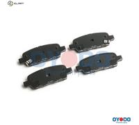 BRAKE PAD SET DISC BRAKE 20H1018-OYO FOR RENAULT INFINITI NISSAN TIIDA JUKE