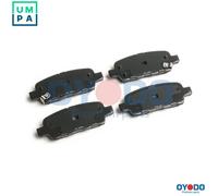 BRAKE PAD SET DISC BRAKE 20H1018-OYO FOR RENAULT INFINITI NISSAN TIIDA JUKE