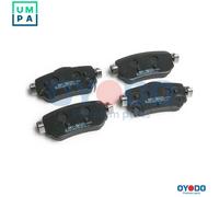 BRAKE PAD SET DISC BRAKE 20H1029-OYO FOR RENAULT NISSAN QASHQAI/II/VAN/SUV 1.6L