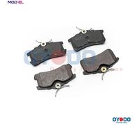 BRAKE PAD SET DISC BRAKE 20H2017-OYO FOR TOYOTA COROLLA/Liftback/Compact 1.8L