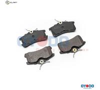 BRAKE PAD SET DISC BRAKE 20H2017-OYO FOR TOYOTA COROLLA/Liftback/Compact 1.8L