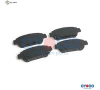 BRAKE PAD SET DISC BRAKE 20H2021-OYO FOR TOYOTA 2AZ-FE 2.4L 1CD-FTV 2.0L 4cyl