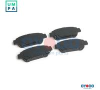 BRAKE PAD SET DISC BRAKE 20H2021-OYO FOR TOYOTA 2AZ-FE 2.4L 1CD-FTV 2.0L 4cyl