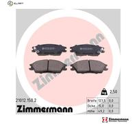 ZIMMERMANN 21012.150.2 Brake pad set