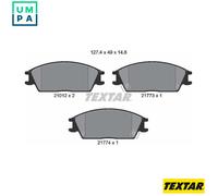 Textar Front Brake Pads fits Hyundai Accent Honda Accord Lantra Pony / Excel S