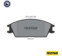 Textar Brake Pad Set 2101204 – Disc Brake for Honda/Hyundai (Getz/Pony/Click/Excel)