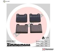ZIMMERMANN 21035.155.1 Brake pad set