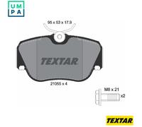 Textar Brake Pad Set 2105503 – Disc Brake for Mercedes-Benz 190