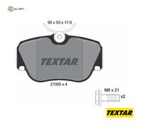 BRAKE PAD SET DISC BRAKE 2105503 FOR MERCEDES-BENZ M 102.910 1.8L 4cyl 190 2.5L