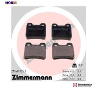 ZIMMERMANN 21140.155.1 Brake pad set