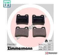 ZIMMERMANN 21140.155.1 Brake pad set